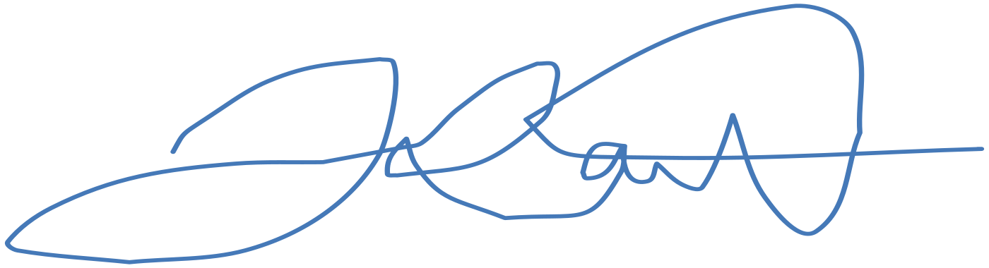 Supplied contractor signature artwork